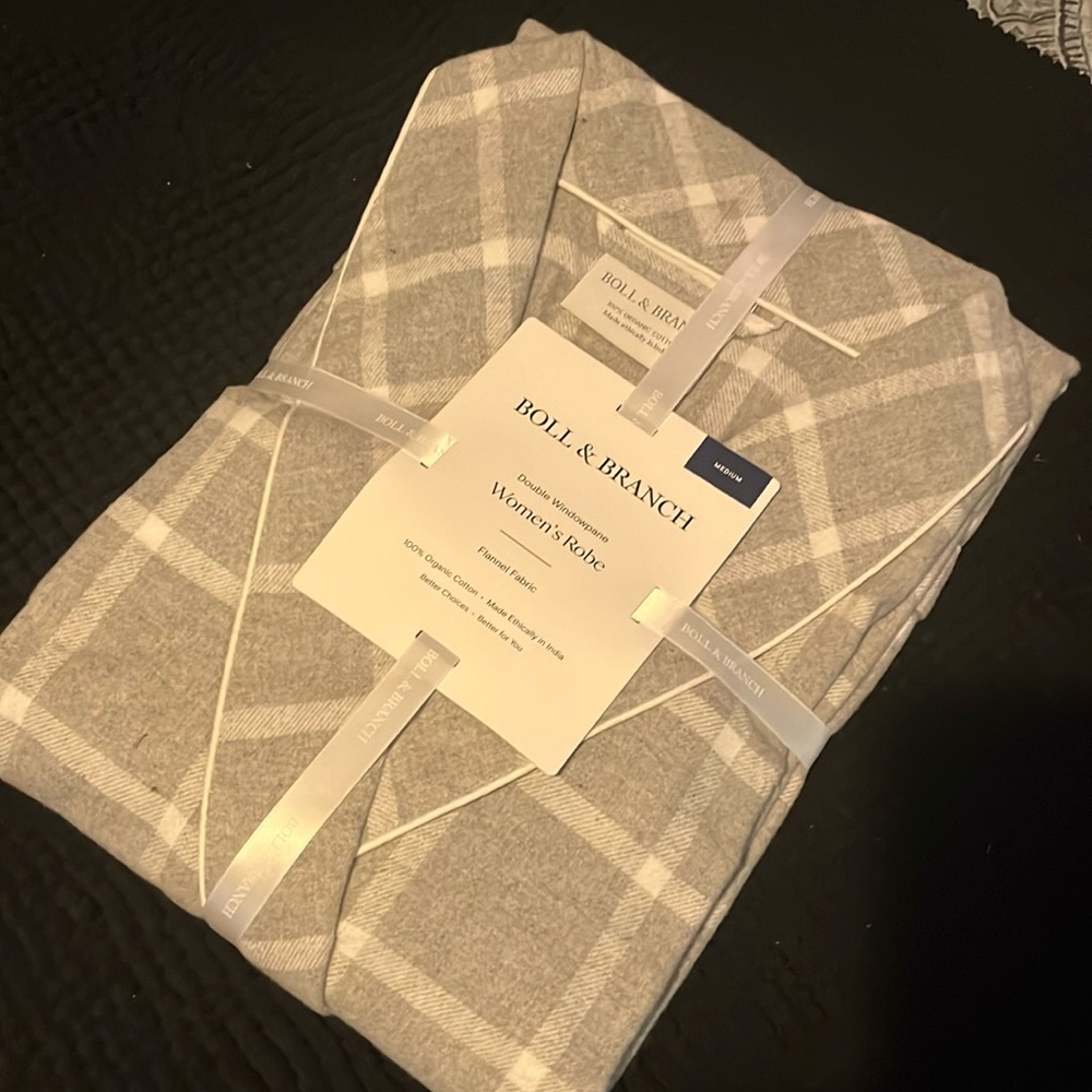 Boll & Branch Organic cotton, beautifully comfortable robe